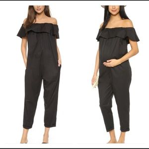 HATCH ‘Chloe’ Off-the-Shoulder Ruffle Jumpsuit